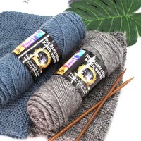 Fil à peluches Koala, mélange de laine d'épaisseur moyenne, adapté aux chapeaux, écharpes, manteaux et fils à tricoter pour hommes et femmes