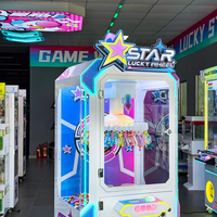 NAUGHTY DOG Machine à poupées en métal pour enfants - Fonctionne avec des pièces de monnaie/billets, prise universelle 110/220V, pour les enfants de 3 ans et plus