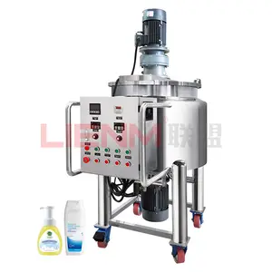 LIENM Automation Flüssigkeits-Reinigungsmittel-Mixer 200L Flüssigseifen-Homogenisierung Shampoomischmaschine