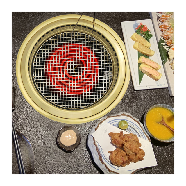 PINNOVO Korean Restaurant Smokeless Indoor Stove Top Bbq Grill