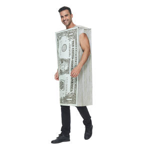 Nouveau en stock-<span class=keywords><strong>Amazon</strong></span> Halloween Costume de jeu de rôle en dollar personnalisé pour la fête au bar-Tenue de performance en dollar américain - Product Image 3