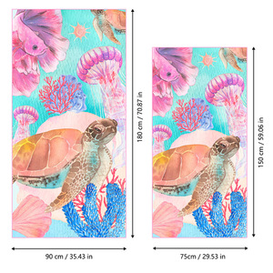 <b>Microfiber</b> Beach <b>Towel</b> Rectangle Quick-Dry Absorbent Swimming Sports <b>Towel</b> For Beach Use - Product Image 2
