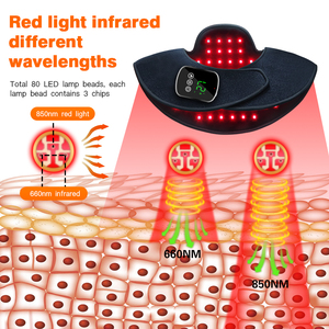 Almohadilla de Terapia de Luz Roja Inalámbrica para Aliviar el Dolor de Cuello y Hombros, Envoltura de Luz Infrarroja Cercana al Cuerpo para Relajar los Músculos de la Parte Superior de la Espalda - Product Image 3
