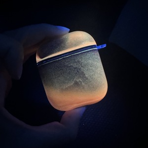 Funda Luminosa de Silicona con Arena Movediza y Luz Nocturna Tschick para Airpods 3 2 1 <span class=keywords><strong>Pro</strong></span> 2 4 2024, Carcasa para Auriculares <span class=keywords><strong>Air</strong></span> Pods Pro2 3ra Generación - Product Image 3