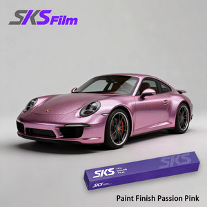 SKS Personaliza <span class=keywords><strong>Más</strong></span> Colores, Película Protectora de Pintura PPF de Cristal, Película Protectora para Automóviles, Vinilo Mate Rojo y Negro, Rollos Completos para Envolver el Automóvil - Product Image 5