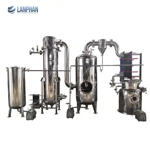 Évaporateur à <span class=keywords><strong>film</strong></span> montant vertical en acier inoxydable électrique avec une capacité d'évaporation de 500 L/min pour la concentration de la pâte de tomate - Product Image 1