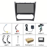 Android 13 6+64G pour Benz C CLK CLC Classe G W203 W209 Autoradio WIFI GPS BT Écran tactile 2Din Lecteur DVD de voiture