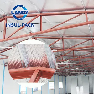 Bungkus gelembung udara insulasi aluminium Foil reflektif material isolasi termal