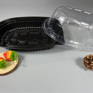 Boîte d'emballage pour poulet rôti, canard, sushi, micro-ondable, à emporter, conteneur en plastique de qualité alimentaire avec gaufrage - Product Image 4