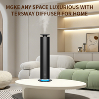 Diffuseur d'arômes électrique intelligent 120 ml, sans fil, commande par application, diffuseur d'huiles essentielles pour la maison avec capteur tactile