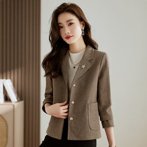 Nuevo Conjunto de Blazer Clásico para Mujer <span class=keywords><strong>2023</strong></span>, Blazer Elegante de Talla Grande para Negocios, Chaqueta para Mujer - Product Image 2