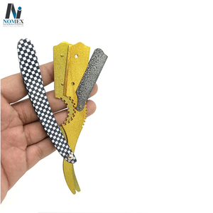 มีดโกนแบบตรงพับได้10ชิ้นทำจากสแตนเลส - Product Image 5