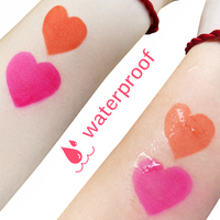 Gloss à lèvres en forme de cœur très populaire, effet brillant intense, doux et non gras, pour des lèvres pulpeuses et un contour parfait