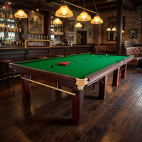 Mesa de Snooker Desmontable de Nueva Llegada, 8ft, 9ft, 10ft, 12ft, con Estructura Superior Dividida, Mesa de Billar para Uso Doméstico