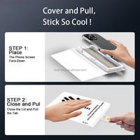 Protection d'écran en verre anti-statique ESD facile à installer avec kit applicateur Magic Box pour Samsung S25 S24 Ultra FE