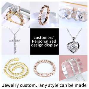 Xingyue joyería mujer piedra preciosa dedo 18K chapado en oro S925 plata esterlina compromiso boda diamante mossanite moissanite anillos - Product Image 6