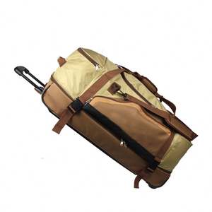Custom Multi-Functional <b>Wheeled</b> Travel <b>Duffle</b> <b>Bag</b> Modern Rolling Luggage 2 Wheels Durable Handle Shoulder Strap OEM Manufacturer - Product Image 4