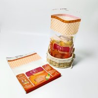 Bolsas de pan con fuelle inferior de LDPE de grado alimenticio, duraderas, termosellables, con asa de alambre para panadería y empaque de sándwiches