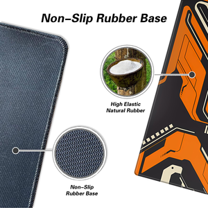 Aangepaste Futuristische Lijn Gaming Muismat Anti-Slip Rubberen Basis Groot Bureau <span class=keywords><strong>Mat</strong></span> Cyberpunk Stijl Toetsenbord Pad Voor Pc Bureau - Product Image 4