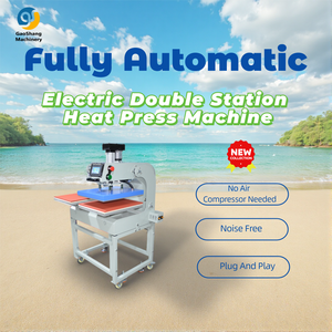 <span class=keywords><strong>Presse</strong></span> <span class=keywords><strong>à</strong></span> <span class=keywords><strong>chaud</strong></span> électrique double station automatique 38*38 <span class=keywords><strong>40x50</strong></span> 40*60cm pour transferts sur t-shirts et tissus, sublimation textile - Product Image 1