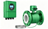 Sensor de Flujo Electromagnético con Brida M6311 DN25-DN2000 de Acero Inoxidable 304/316 para Medición de Flujo de Líquidos Industriales