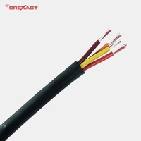 Câble audio-vidéo professionnel 4 canaux en paire torsadée, connecteur XLR multipaire arc-en-ciel, cuivre nu, feuille de PVC, modèle SREXACT