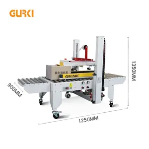 GURKI Voll automatische Wellpappenband-Versiegelung maschine Edge Carton Box Sealer - Product Image 5