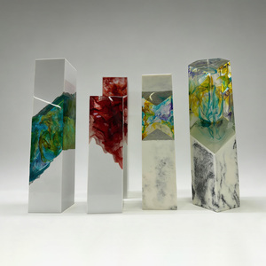 Trophées sportifs en résine transparente personnalisés Clubs Souvenirs Sports Football Soccer Trophée de récompense en résine transparente - Product Image 6