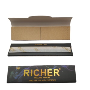 Richer Rolling Papers King Size Slim With Filter Tips 420 Special Edition Premium Quality Classic Design - Product Image 4