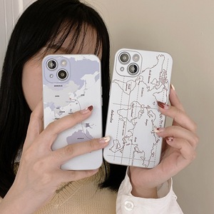 Bản Đồ Thế Giới Sáng Tạo Thiết Kế Ốp Lưng Mềm Chống Sốc TPU Cho iPhone 13 13 Pro Max - Product Image 1