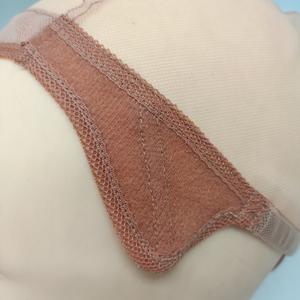 Gorro de Encaje para Peluca Hyundu, Color Marrón Claro, Banda Ajustable, Orificios Grandes, Herramienta Reutilizable para la Elaboración de Pelucas - Product Image 4