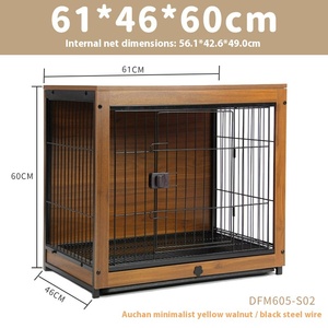Medium-Sized <strong>Dog</strong> <strong>Cage</strong> with Button Closure Wooden Pet Indoor Fence for Shiba Inu <strong>Small</strong> <strong>Dogs</strong> Household <strong>Dog</strong> <strong>Cage</strong> Toilet Separation - Product Image 6