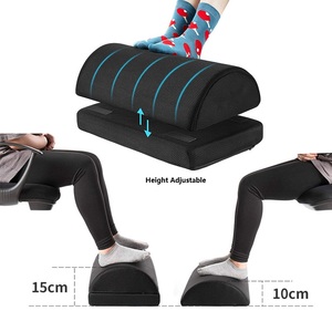 Venta caliente silla de oficina ergonómica lavable cojín antideslizante para pies cojín ajustable para relajación muscular cojín para reposapiés debajo del escritorio - Product Image 4