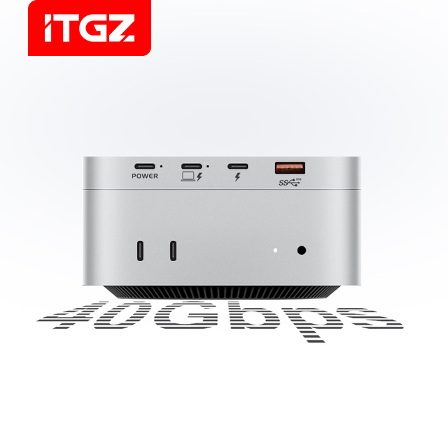 Thunder 3 M.2 NVME 40gbps Hard Drive Chassis Supports External Hard Drive Box USB C Docking Station Solid State Drive