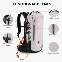 Sac à dos de randonnée en nylon léger 16L personnalisé, imperméable et réglable pour l'extérieur – Vente en gros