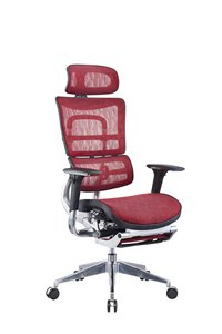 3D tay vịn sang trọng cao trở lại ghế thương mại khung nhôm rắn Ergonomic Ghế chơi game với chỗ để chân - Product Image 3