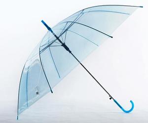 Parapluies transparents en PVC personnalisés pas chers de 24 pouces avec des perles, petits, style dessin animé - Product Image 1