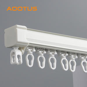 Nouvelle arrivée droite murale en profilé d'aluminium tringle à rideau fenêtre coulissante rail de rail coulissant - Product Image 2