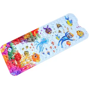 Tapis de bain antidérapant, tapis de douche personnalisé avec ventouse pour enfants et bébés