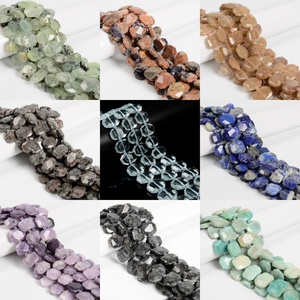 Đẹp 15X20Mm Sky Mountain Jade Hình Chữ Nhật Lát Mặt Octagon Đá Quý Lỏng Hạt Để Làm Đồ Trang Sức - Product Image 3