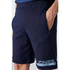 Pantalones cortos Tommylife para hombre, corte estándar, algodón, transpirables, informales, color índigo - Product Image 3