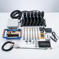 Kit de télécommande pour grue, 6 joysticks, panneaux imitation pierre, pièces de machines de construction
