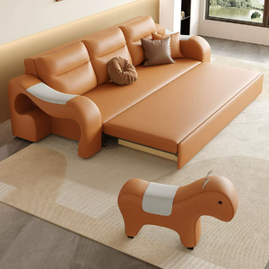 โซฟาเบดคู่ 1.5 เมตร พร้อมที่เก็บของ แบบดึงออกได้ พับเก็บได้ ใช้ได้สองแบบ ผ้าหุ้ม ปรับขยายได้ โครงเหล็ก ปรับเอนนอนได้ <span class=keywords><strong>3</strong></span> ที่นั่ง สำหรับห้องนั่งเล่น - Product Image 6