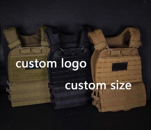 Oxford Material Durable <strong>Weight</strong> Vest <strong>Plate</strong> Carrier for Men Fitness Strength Training Adjustable Weighted Vest - Product Image 3