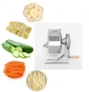 Manual operation High Efficient Potato Vegetable Cutting Machine Chili Ring Leaf Stem Lettuce Vegetable Cutting Machine