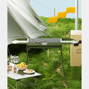 Barbecues portables au charbon de bois Mitcmolard, directement de l'usine, en acier au carbone, pliables, grand modèle avec grille de cuisson - Product Image 5