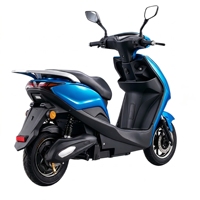 Moped électrique 72V 30AH 1000W pour adultes, scooter électrique à deux roues, moto électrique avec double suspension, moteur au plomb-acide