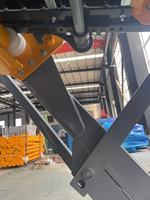 Équipement de garage : Élévateur de stationnement hydraulique à 2 poteaux inclinables, gain de place, pour voitures, adapté aux plafonds bas