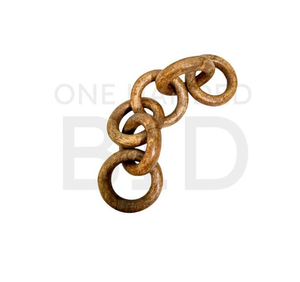 Eslabones Redondos de Madera Pulidos a Mano, Naturales y Ecológicos para Decoración del Hogar, Fabricación de Joyas y Proyectos Creativos - Product Image 4