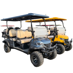 Carro de <span class=keywords><strong>golf</strong></span> de 72v con 4 asientos, batería de litio eléctrica de cuatro ruedas para aeropuerto, hotel, jardín, deportes o uso en <span class=keywords><strong>dunas</strong></span> - Product Image 2